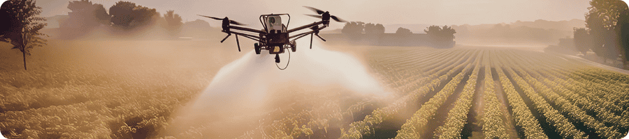 glyphosate spraying on crops