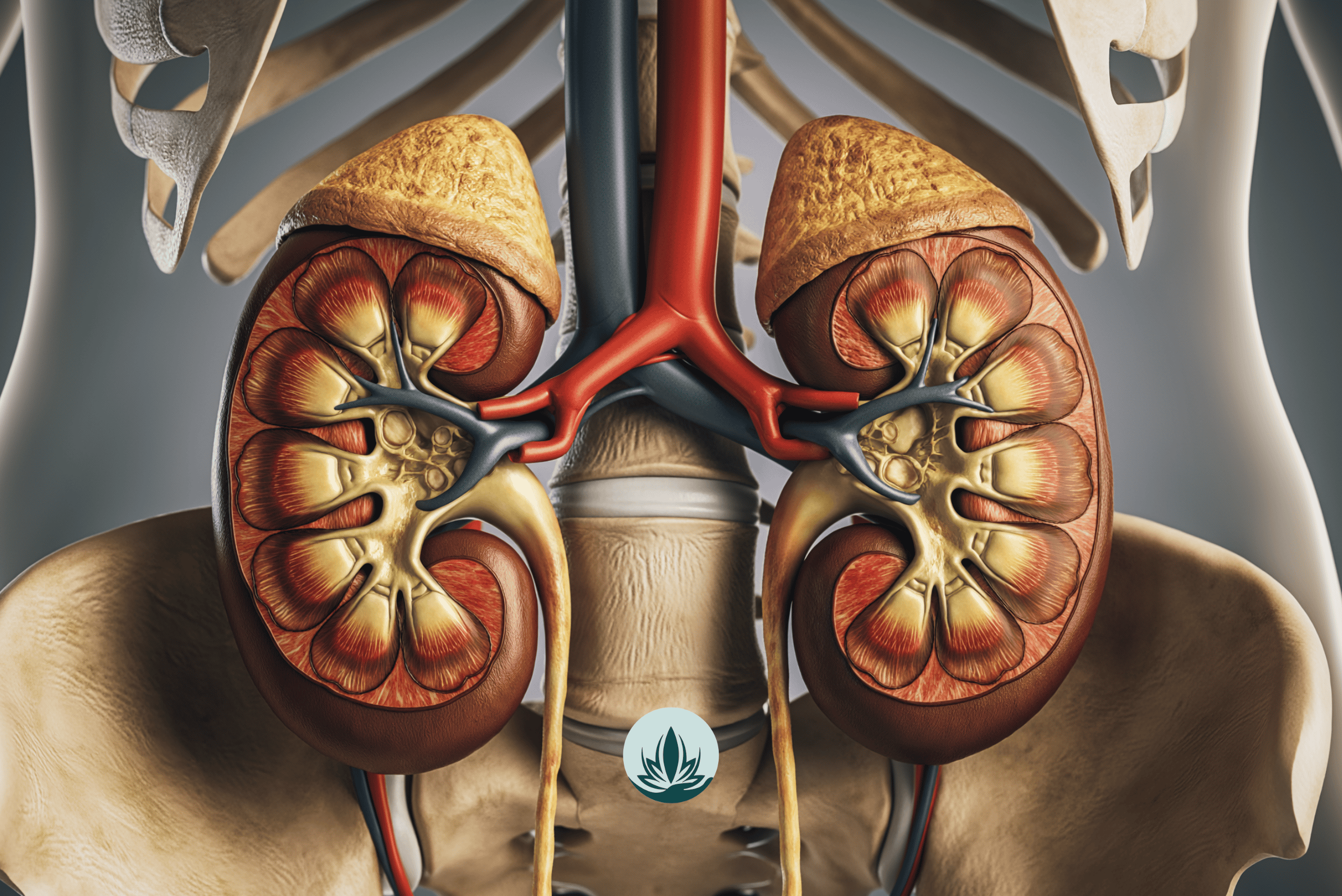 the kidneys